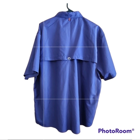 The American Outdoorsman Mens XXL Button Up Vented Fishing Shirt Pockets - Picture 3 of 15